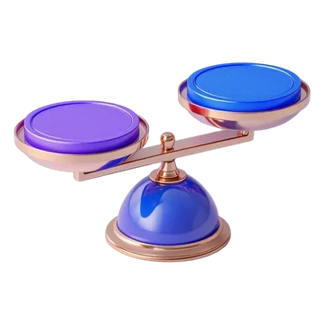 Balance à deux plateaux
