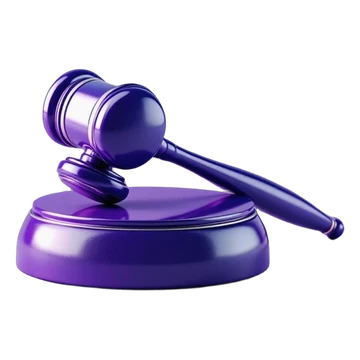 Maillet de juge sur son socle